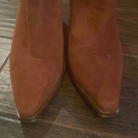Vince Camuto Welland cognac brown tan bootied - Picture 5 of 9